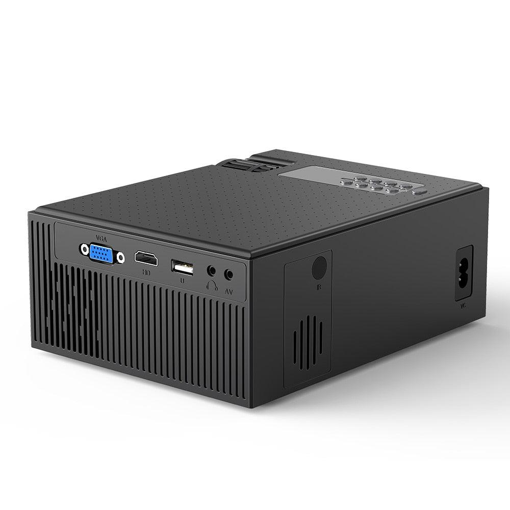 LCD Projector 2800 Lumens Phone Same Screen 1080P Input Audio Wireless Smart Home Theater Projector Android (D53)(ST1)