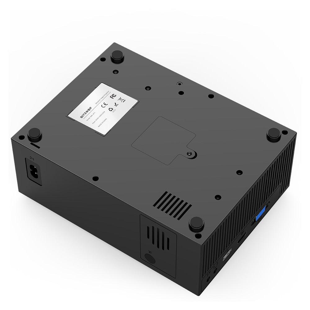 LCD Projector 2800 Lumens Phone Same Screen 1080P Input Audio Wireless Smart Home Theater Projector Android (D53)(ST1)