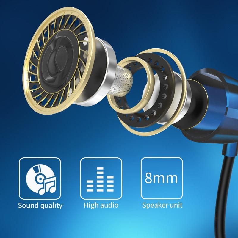 Bluetooth Earphone Wireless Headphones Running Sports Bass Sound Cordless Ear phone With Microphone For Iphone Xiaomi Earbuds (D49)(AH1)((RS8)