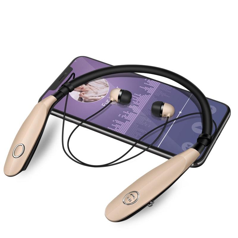 Bluetooth Earphone Wireless Headphones Running Sports Bass Sound Cordless Ear phone With Microphone For Iphone Xiaomi Earbuds (D49)(AH1)((RS8)