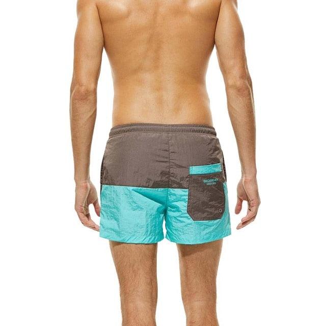 Men Summer Lined Beach Shorts - Swimming Trunks - Surfing Shorts Surf Shorts (TG5)(F9)