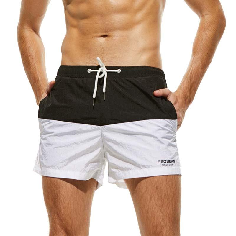 Men Summer Lined Beach Shorts - Swimming Trunks - Surfing Shorts Surf Shorts (TG5)(F9)
