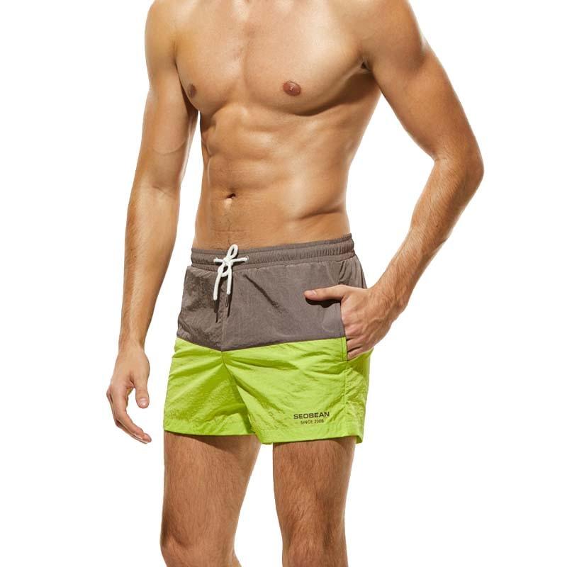 Men Summer Lined Beach Shorts - Swimming Trunks - Surfing Shorts Surf Shorts (TG5)(F9)