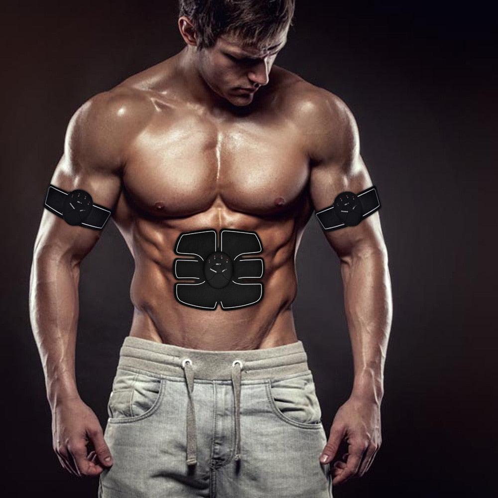 Body Slimming Massager Abdominal Muscle Training Wireless EMS Stimulator Device Gym (FH)(F80)