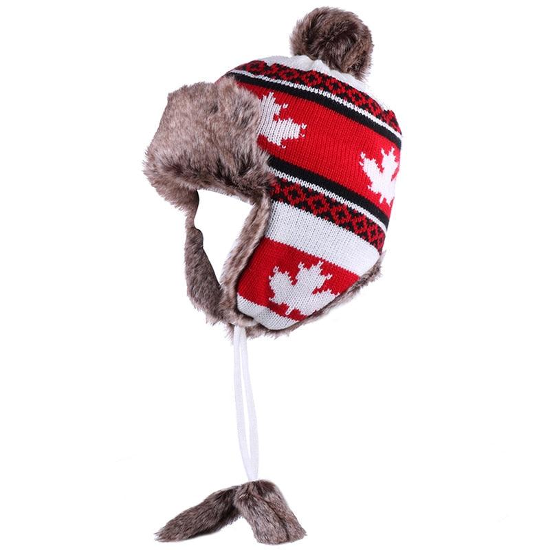 Gorgeous Trending Women's Winter Wool Snow Hats - Leaf Trapper (D87)(WH7)