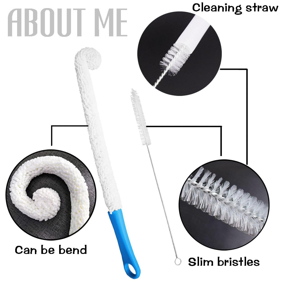 New Bottle Flexible Cleaning Brush for Quifit Gallon Water Bottle Special Handle straw Cleaner Corner easy clean Wine Decanter Cup (FHB)(1AK1)(1U24)(F24)(1U101)(1U9)(F101)