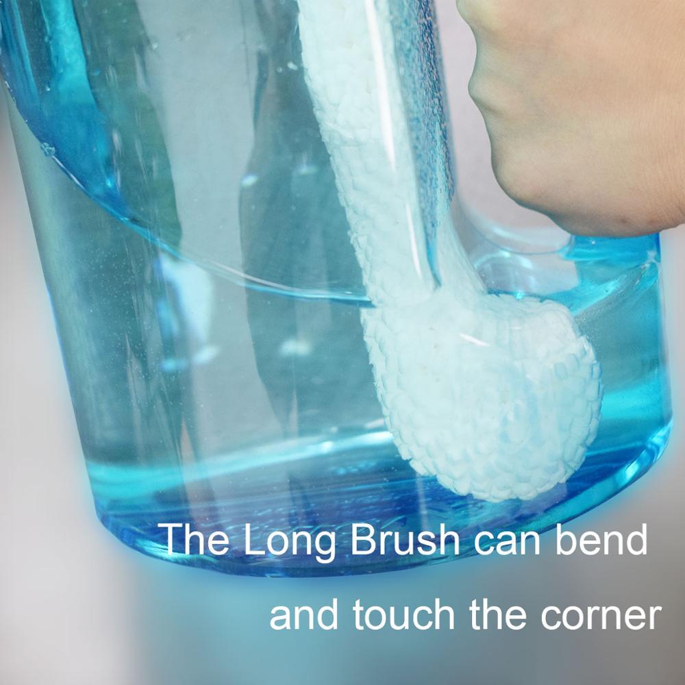 New Bottle Flexible Cleaning Brush for Quifit Gallon Water Bottle Special Handle straw Cleaner Corner easy clean Wine Decanter Cup (FHB)(1AK1)(1U24)(F24)(1U101)(1U9)(F101)