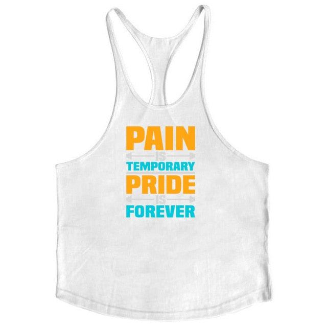 Stringer Tank Tops - Men's Sportswear Vest - Fitness Clothing Sleeveless Shirts (TM7)