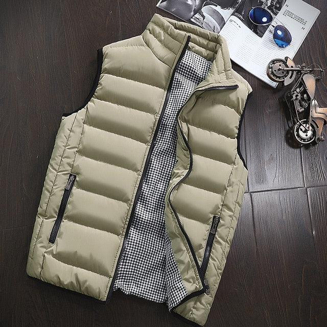 Vest Jacket - Men's New Autumn Warm Sleeveless Jacket - Winter Casual Waistcoat Vest (T3M)(F8)
