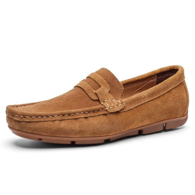 Brand Fashion Men's Driving Shoes - Genuine Leather Loafers Moccasins Men's Flats Shoes (MSC2)(MSC1)(F12)