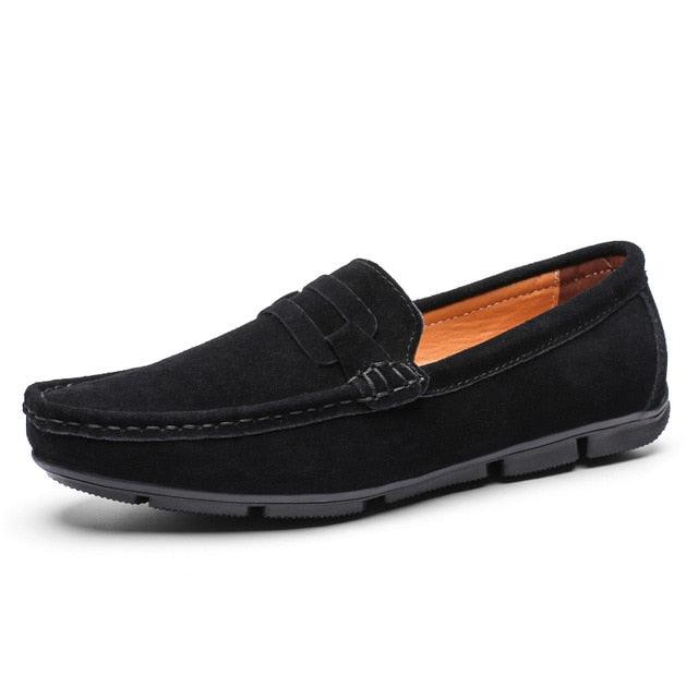 Brand Fashion Men's Driving Shoes - Genuine Leather Loafers Moccasins Men's Flats Shoes (MSC2)(MSC1)(F12)