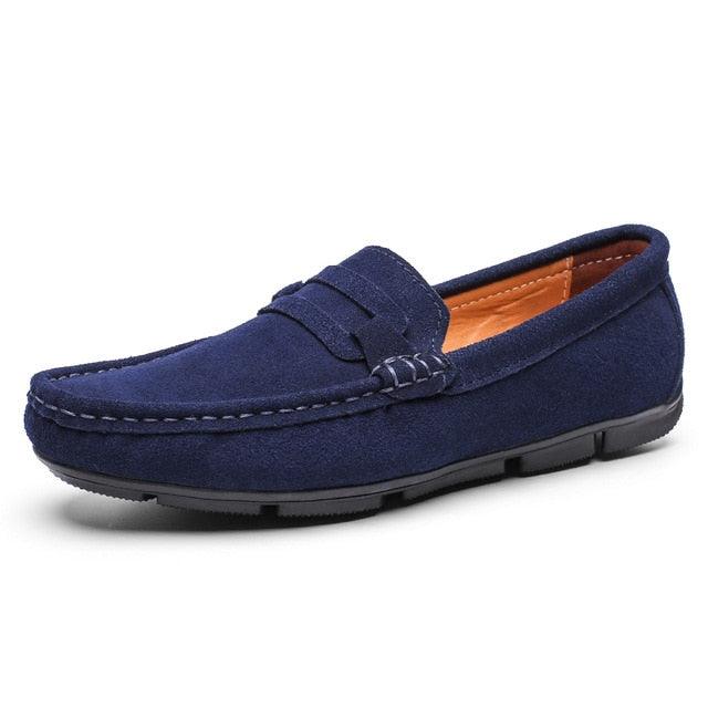 Brand Fashion Men's Driving Shoes - Genuine Leather Loafers Moccasins Men's Flats Shoes (MSC2)(MSC1)(F12)