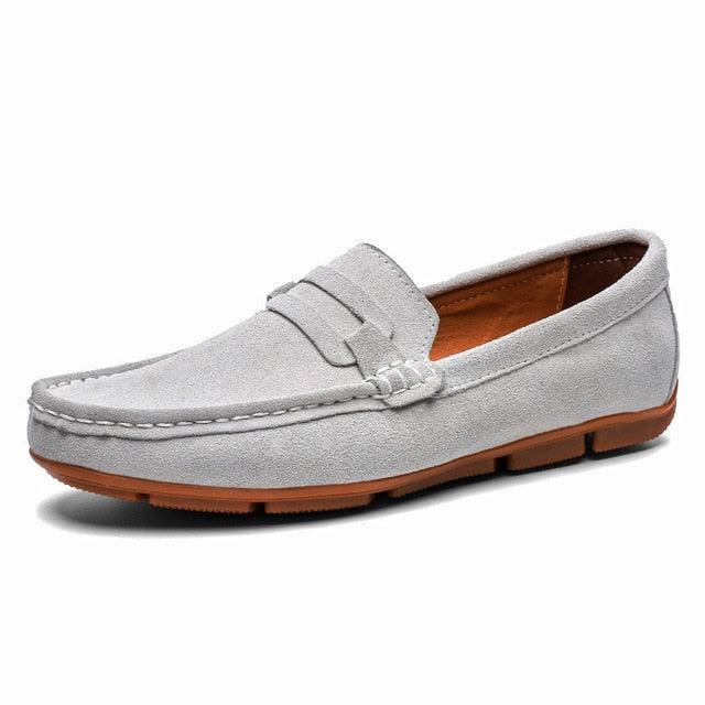 Brand Fashion Men's Driving Shoes - Genuine Leather Loafers Moccasins Men's Flats Shoes (MSC2)(MSC1)(F12)