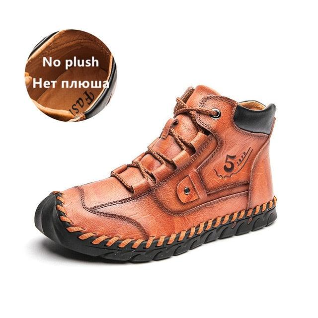 Men's Ankle Boots - Fur Warm Men's Boots - Outdoor Comfortable Men's Snow Boots (MSB4)(MSB5)(MSB4A)(F16)(F13)