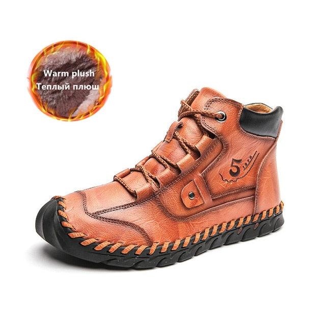 Men's Ankle Boots - Fur Warm Men's Boots - Outdoor Comfortable Men's Snow Boots (MSB4)(MSB5)(MSB4A)(F16)(F13)