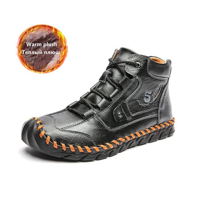 Men's Ankle Boots - Fur Warm Men's Boots - Outdoor Comfortable Men's Snow Boots (MSB4)(MSB5)(MSB4A)(F16)(F13)