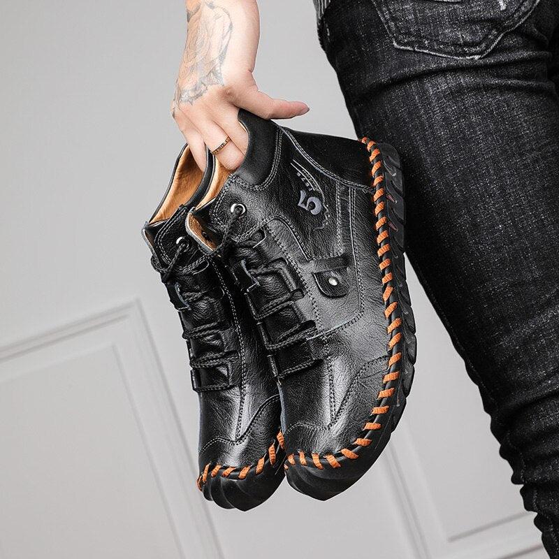 Men's Ankle Boots - Fur Warm Men's Boots - Outdoor Comfortable Men's Snow Boots (MSB4)(MSB5)(MSB4A)(F16)(F13)
