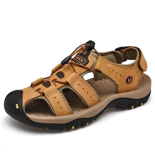 Classic Men's Sandals - Summer Comfortable Men Outdoor Sandals (MSC6)(F12)