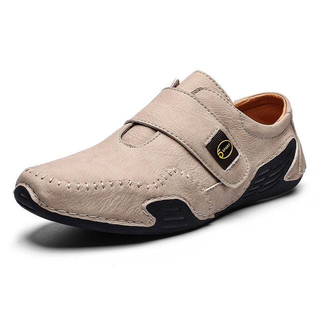 Split Leather Men Loafers Breathable Casual Driving Oxfords Shoes (MSC2)(MSC2A)(MSC4)