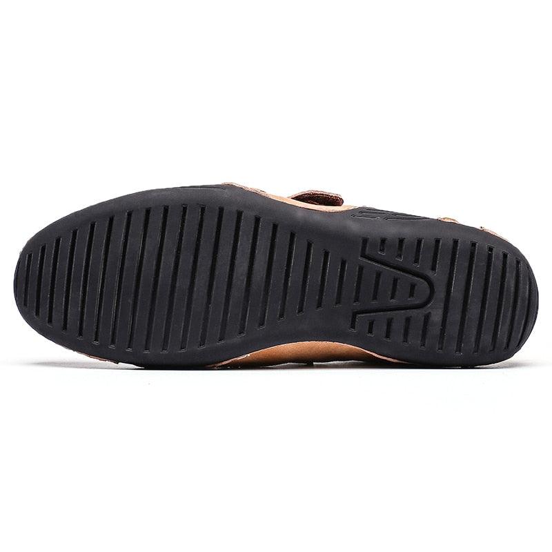 Split Leather Men Loafers Breathable Casual Driving Oxfords Shoes (MSC2)(MSC2A)(MSC4)