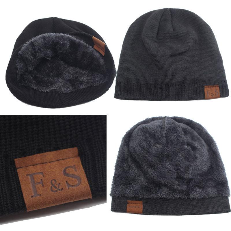 Great Beanies - Men Knitted Hat - Winter Beanie Hat - Thick Warm Bonnet Men's Winter Cap (MA8)