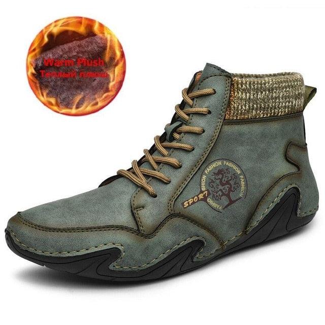 Trending Winter Men Snow Boots -Men's Ankle Boots - Warm Fur Winter Fashion (D13)(MSB2)(MSC3)(MSB5)(MSB4A)