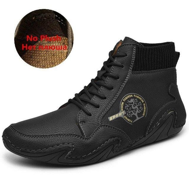 Trending Winter Men Snow Boots -Men's Ankle Boots - Warm Fur Winter Fashion (D13)(MSB2)(MSC3)(MSB5)(MSB4A)