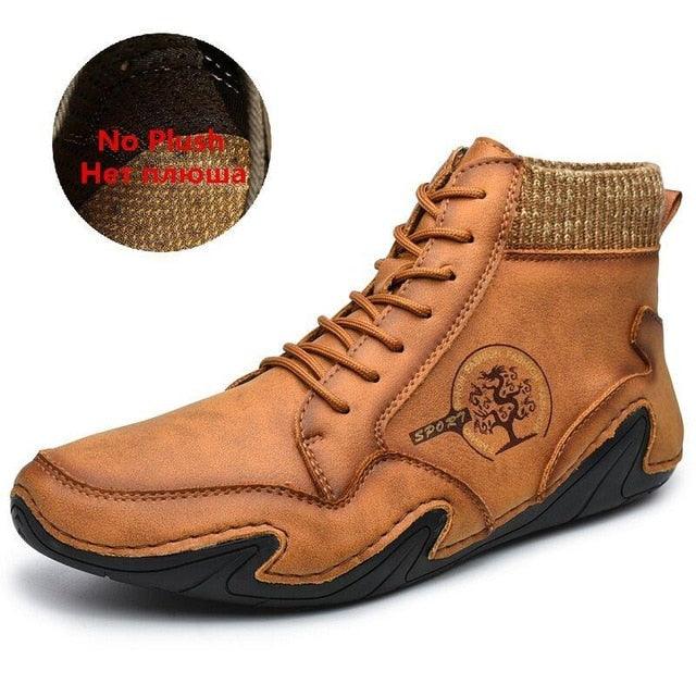 Trending Winter Men Snow Boots -Men's Ankle Boots - Warm Fur Winter Fashion (D13)(MSB2)(MSC3)(MSB5)(MSB4A)