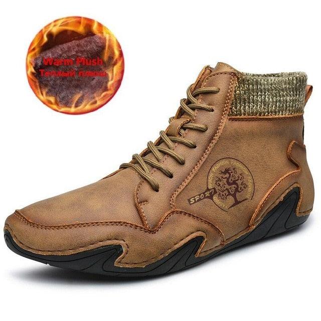 Trending Winter Men Snow Boots -Men's Ankle Boots - Warm Fur Winter Fashion (D13)(MSB2)(MSC3)(MSB5)(MSB4A)