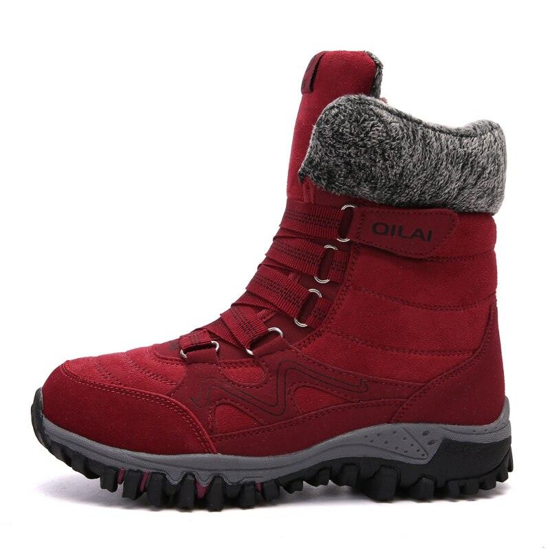 Great Women's Winter Snow Boots - Fur Women Waterproof Ankle Boots - Slip on Warm Plush Boots (D38)(D85)(BB1)(BB5)