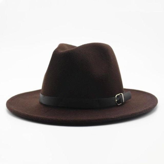 Great Winter Autumn Imitation Woolen Fedoras Top Jazz Hat - European American Style (WH8)