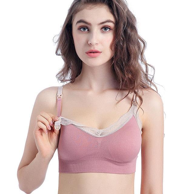 Fashion Breastfeeding Maternity Nursing Bra - Pregnant Women Bra - Baby Feeding Underwear Lace (D6)(3Z2)(5Z2)