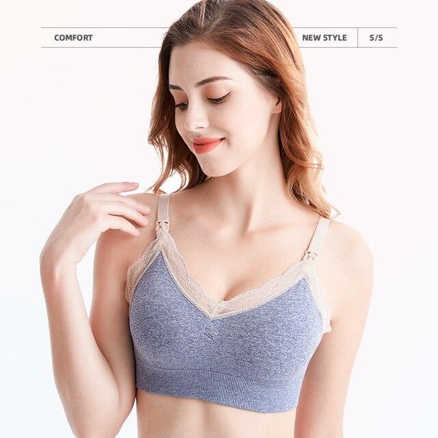 Fashion Breastfeeding Maternity Nursing Bra - Pregnant Women Bra - Baby Feeding Underwear Lace (D6)(3Z2)(5Z2)
