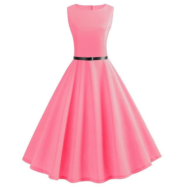 Nice Summer Dress - Women Robe Vintage Dress - Butterfly Print Big Swing - Rockabilly Pin Up Party Dresses (BWM)(WS06)(BCD1)(F30)(F35)