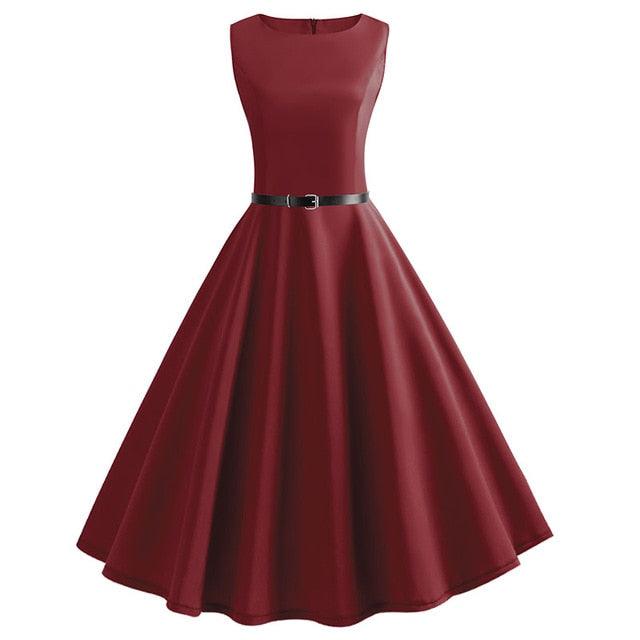 Nice Summer Dress - Women Robe Vintage Dress - Butterfly Print Big Swing - Rockabilly Pin Up Party Dresses (BWM)(WS06)(BCD1)(F30)(F35)