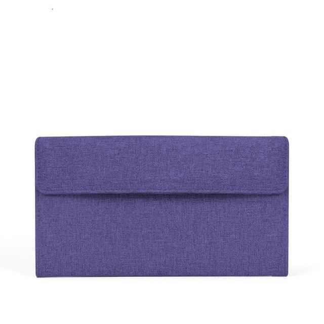 Money Card Holder - Long Wallet Zipper Clutch Waterproof Clip Credit Fold Bag (1U79)