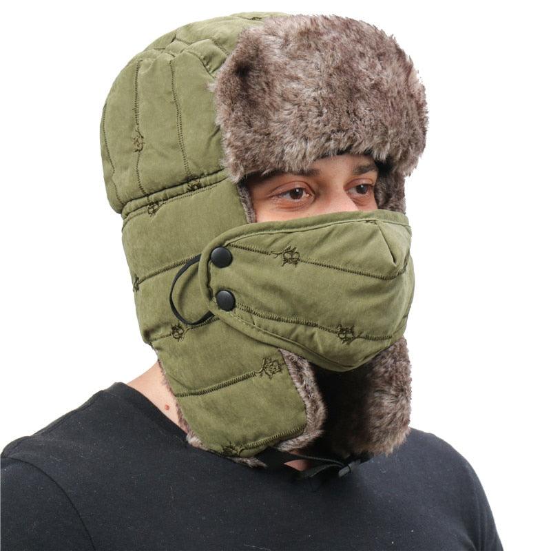 Warm Trapper Hat - Men Women Windproof Winter Bomber Hats - Thermal Fa –  Deals DejaVu