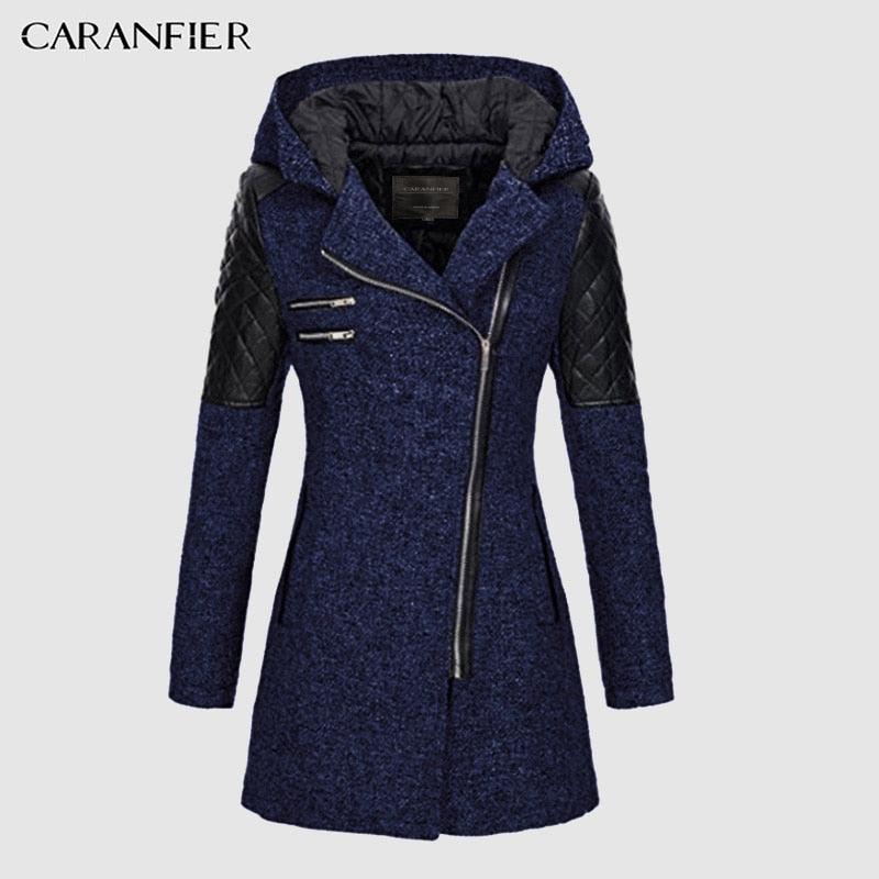Cute Women Warm Slim Thick Jacket - Overcoat Winter Outwear - Hooded Zipper Coat - Women's Down Jacket (D23)(D20)(TB8A)(TB8B)(TP3)