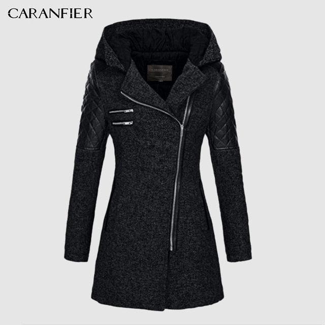 Cute Women Warm Slim Thick Jacket - Overcoat Winter Outwear - Hooded Zipper Coat - Women's Down Jacket (D23)(D20)(TB8A)(TB8B)(TP3)