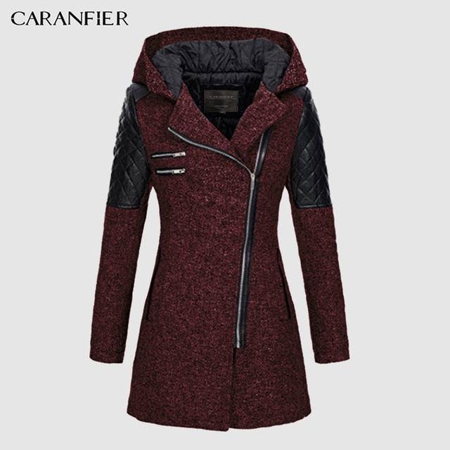 Cute Women Warm Slim Thick Jacket - Overcoat Winter Outwear - Hooded Zipper Coat - Women's Down Jacket (D23)(D20)(TB8A)(TB8B)(TP3)