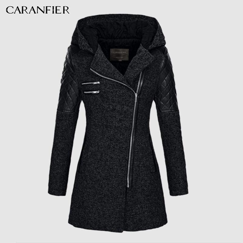 Cute Women Warm Slim Thick Jacket - Overcoat Winter Outwear - Hooded Zipper Coat - Women's Down Jacket (D23)(D20)(TB8A)(TB8B)(TP3)