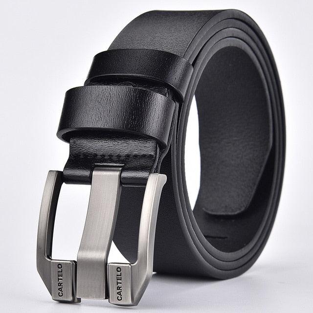 New men's Leather Pin Buckle Belt - Casual Fashion Classic Belt (MA1)