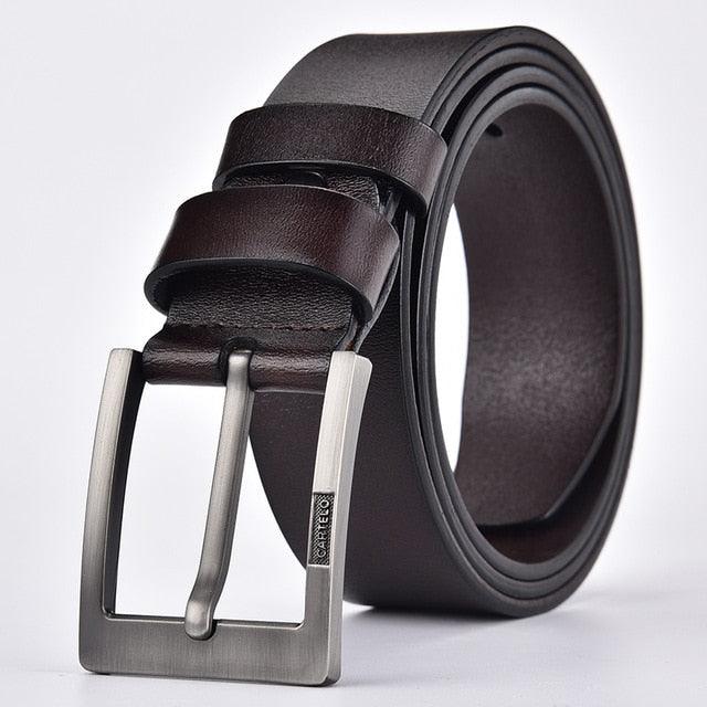 New men's Leather Pin Buckle Belt - Casual Fashion Classic Belt (MA1)