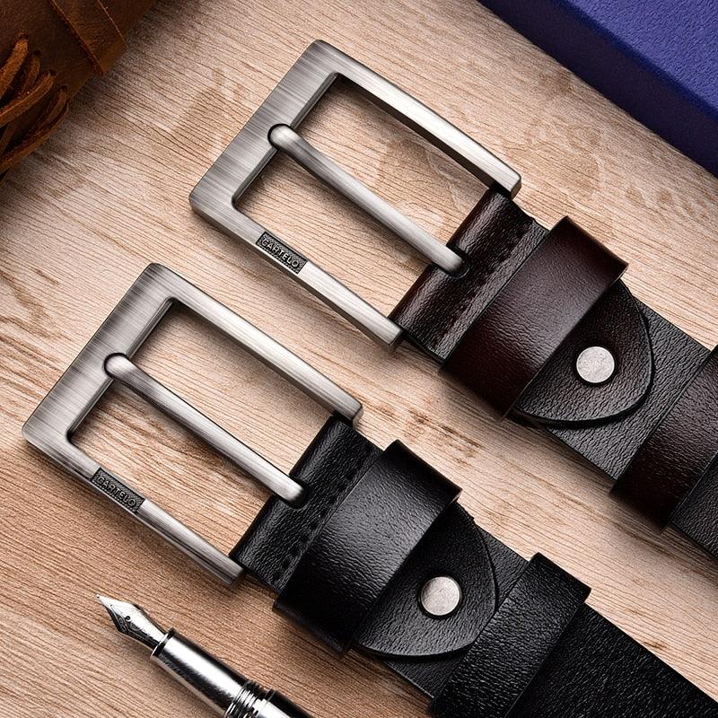 New men's Leather Pin Buckle Belt - Casual Fashion Classic Belt (MA1)