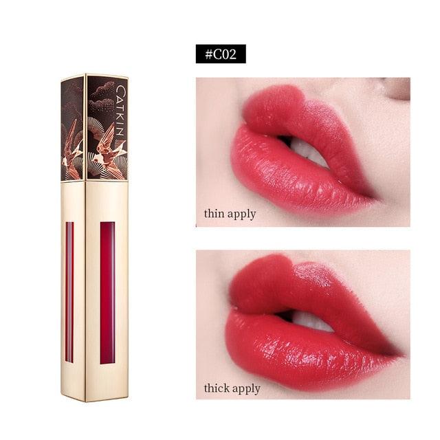 💗Liquid Lipstick💗 Lip Gloss Lightness Semimatte Waterproof Long Lasting Satin Nourish Moisturizing Smooth Soft (M3)(1U86)