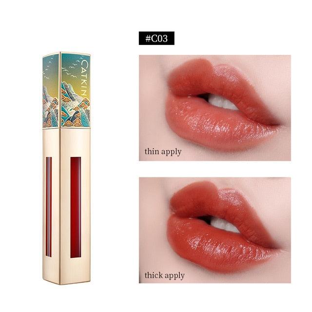 💗Liquid Lipstick💗 Lip Gloss Lightness Semimatte Waterproof Long Lasting Satin Nourish Moisturizing Smooth Soft (M3)(1U86)