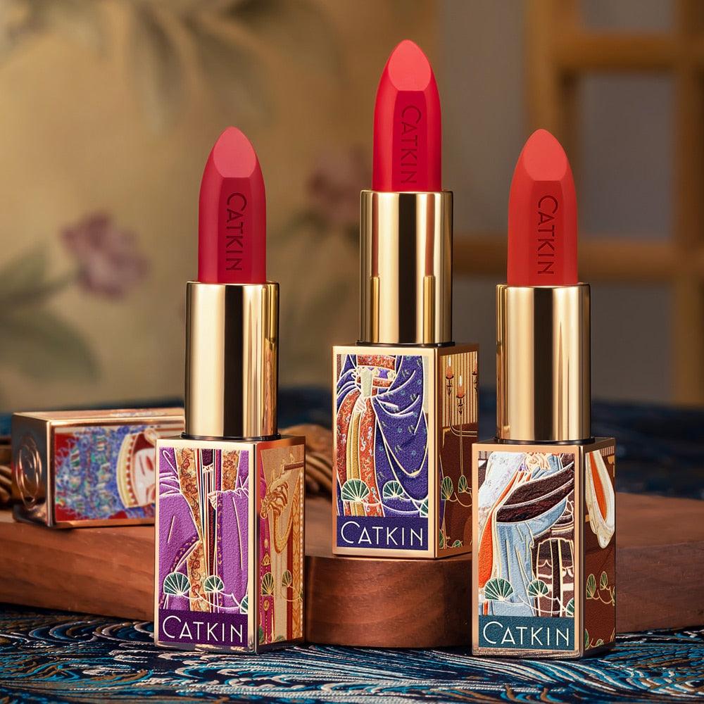 💗Rouge Matte Lipstick, Waterproof Long Lasting Satin Nourish Moisturizing Smooth Soft 0.13 💗 (M3)(1U86)