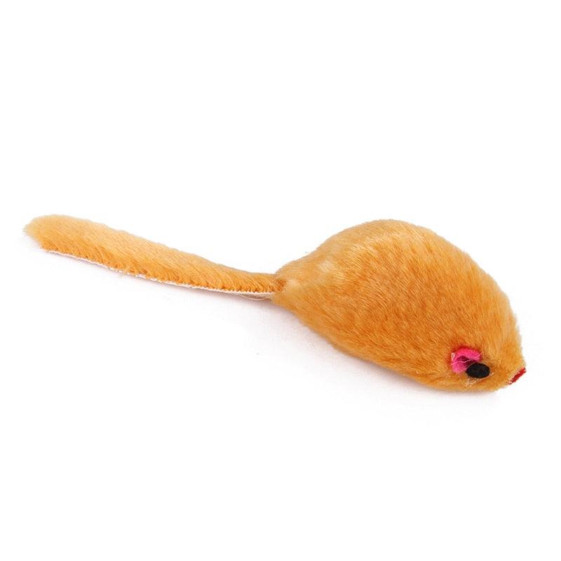 12 Pcs/set Pet Cat Toys Set - Funny Mouse Animal Toy Pet Training Interactive Bite Cats Squeaky Toys (D75)(8W3)