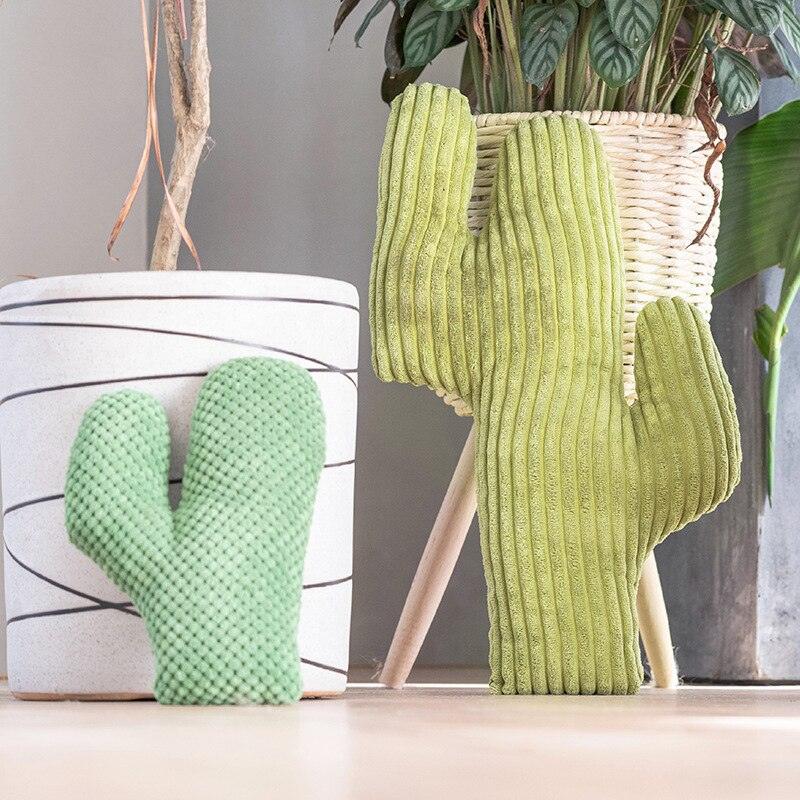 Cactus Pillow Funny Cat Toys - Pet Puppy Chew Toys for Dogs Cat (8W3)(F75)
