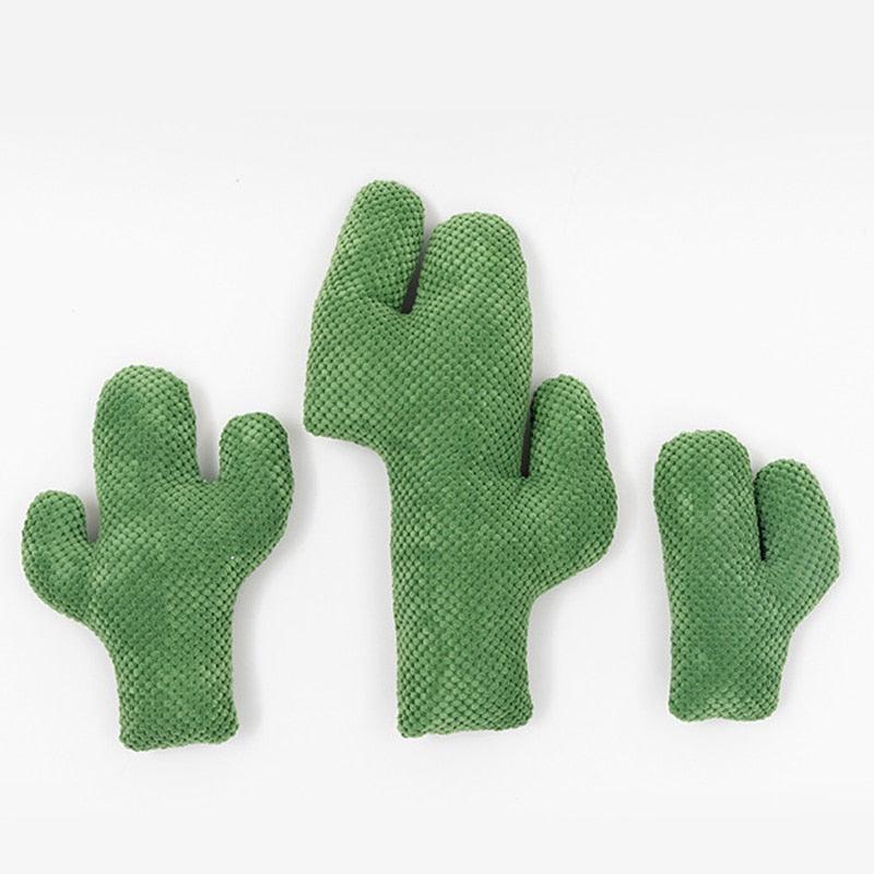 Cactus Pillow Funny Cat Toys - Pet Puppy Chew Toys for Dogs Cat (8W3)(F75)